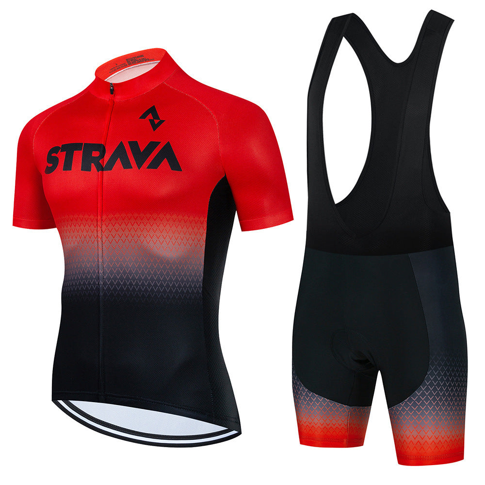 Strava - Professionele korte mouwen wielerset