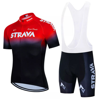 Strava - Professionele korte mouwen wielerset