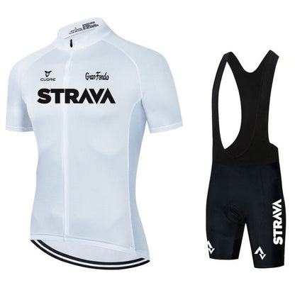 Strava - Professionele korte mouwen wielerset