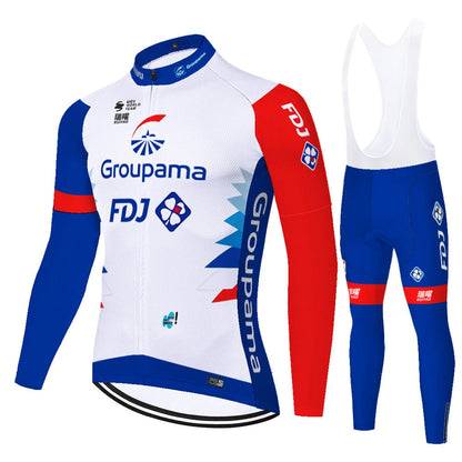 FDJ - Professionele wielerset met lange mouwen