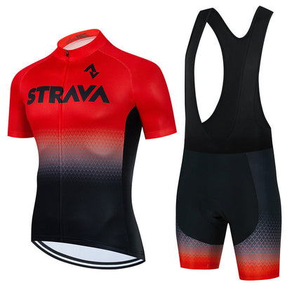 Strava - Professionele korte mouwen wielerset