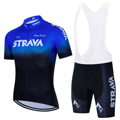 Strava - Professionele korte mouwen wielerset