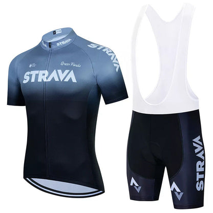 Strava - Professionele korte mouwen wielerset